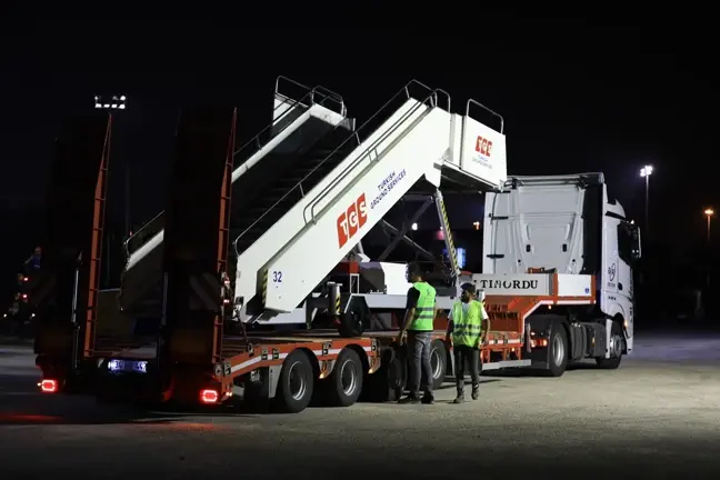 Turkish Ground Services, Çukurova Uluslararası Havalimanı'na ekipman taşıdı