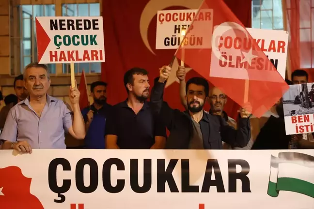 Nevşehir'de İsrail'in Filistinli sivillere yönelik saldırıları protesto edildi