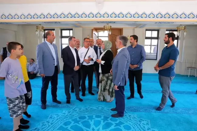 Bayburt'ta Yukarı Pınarlı Köyü Camii Dualarla Açıldı