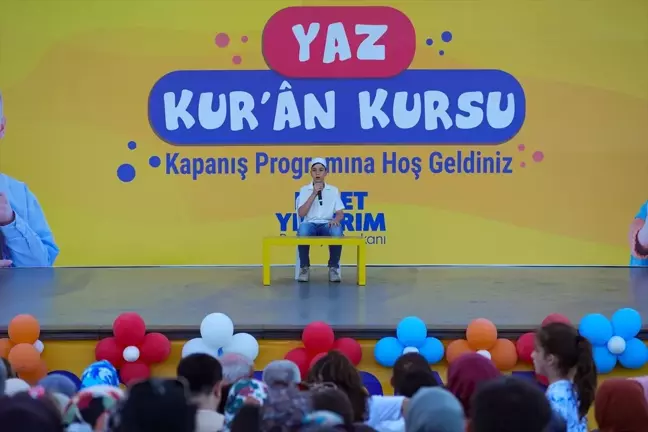 Ümraniye'de yaz Kur'an kursları kapanış programı yapıldı