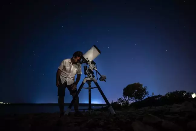 Didim'de Perseid Meteor Yağmuru Gözlendi