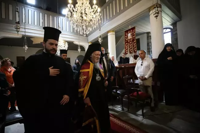 Fener Rum Patriği Bartholomeos, Meryem Ana anısına düzenlenen ayine katıldı