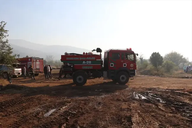 Çankırı'da Orman Yangını Kontrol Altına Alınmaya Çalışılıyor