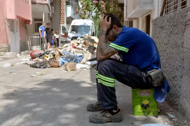 Adana'da 'çöp ev' faciası: 8 kamyonet çöp çıkarıldı