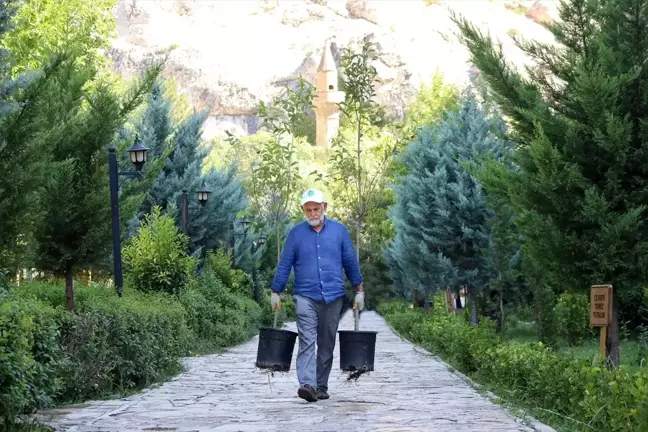 Emekli Esnaf Hasan Aydın, Orman Yangınlarına Karşı Fidan Dikiyor