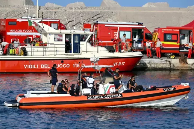 İtalya'da Batan Lüks Teknede Kaybolan 6 Kişi Aranıyor