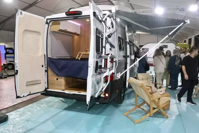 Trabzon'da Kamp Karavan ve Tiny House Fuarı Başladı