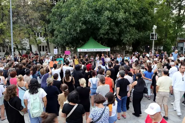 Muğla'da Kadın Platformu, Cinayeti Protesto Etti