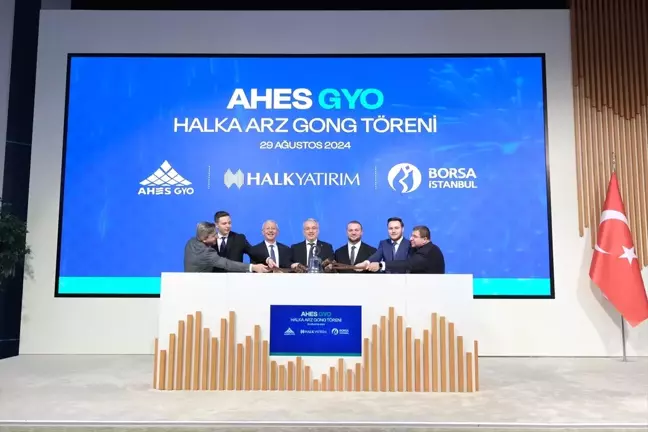 AHES GYO Borsa İstanbul'da işlem görmeye başladı