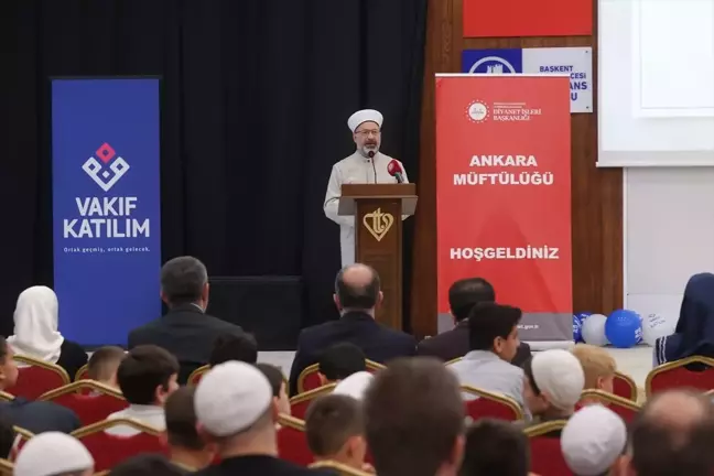 Diyanet İşleri Başkanı Ali Erbaş, Hafızlara ve Gençlere Vatanın Geleceğini Emanet Edecek