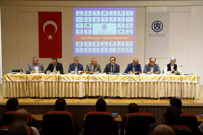 AK Parti Konya İl Başkanı ve Milletvekilleri Konya Ticaret Odası'nın Ağustos Ayı Meclis Toplantısı'na Konuk Oldu