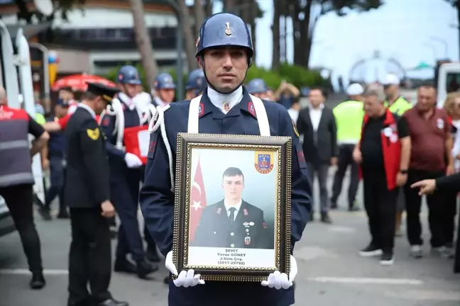 Şehit Jandarma Uzman Çavuş Yavuz Güney, Ordu'da Toprağa Verildi