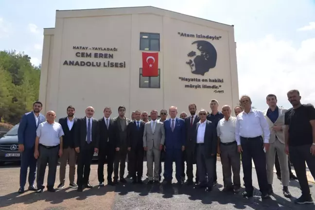 Hatay'ın ilk nitelikli lisesi Cem Eren Anadolu Lisesi hizmete girdi