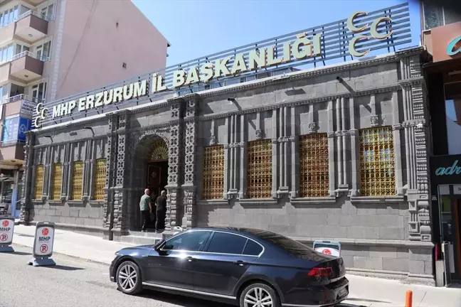 Erzurum'da Tescilli Tarihi Konak MHP İl Başkanlığı Binası Oldu