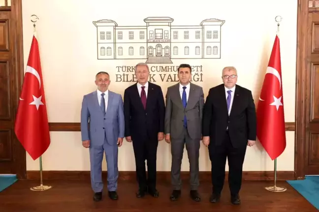 TBMM Milli Savunma Komisyonu Başkanı Hulusi Akar Bilecik Valiliğini Ziyaret Etti