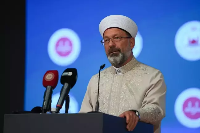 Diyanet İşleri Başkanı Ali Erbaş: Gazze'nin Filistin'in Narinleri, Ayşeleri, Fatmaları onun şefkatini, merhametini bekliyor