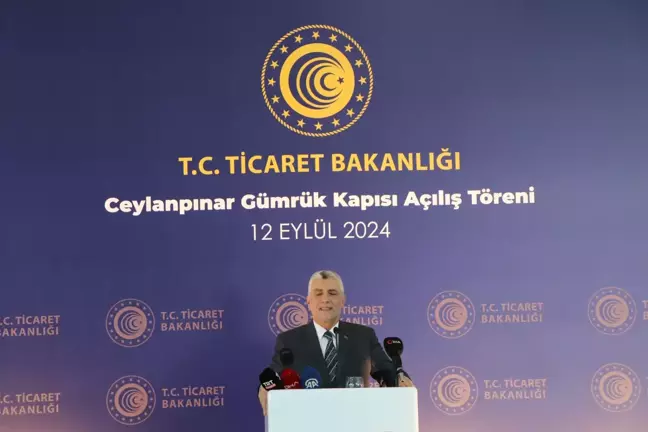 Ticaret Bakanı Ömer Bolat, Ceylanpınar Gümrük Kapısı'nın Modernizasyonunu Tamamladı