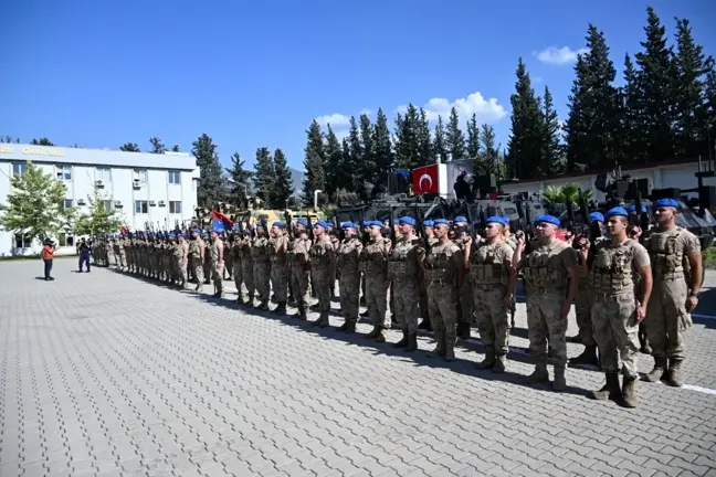 Osmaniye Jandarma Komando Özel Harekat Tabur Komutanlığı Suriye'ye Uğurlandı