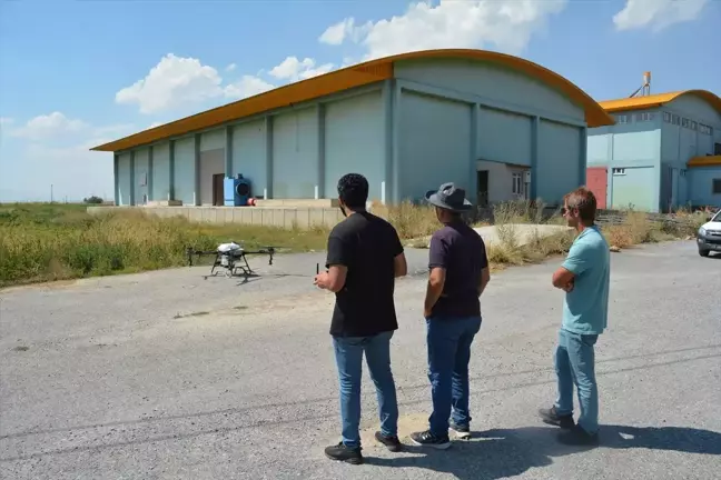 Tatvan'da tarımda dron uygulaması başlatıldı