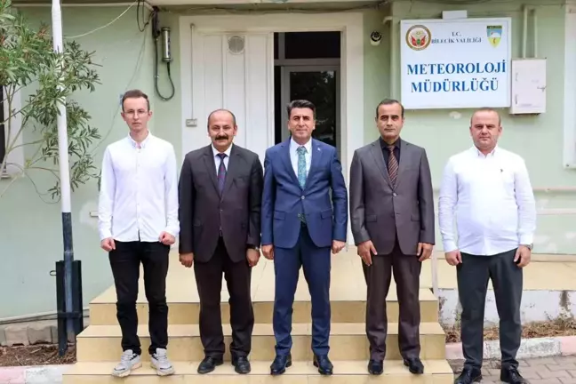 Bilecik Valisi Şefik Aygöl Meteoroloji Müdürlüğünü Ziyaret Etti