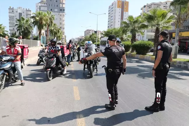 Mersin'de Motosiklet Denetimleri: 18 Araç Trafikten Men Edildi