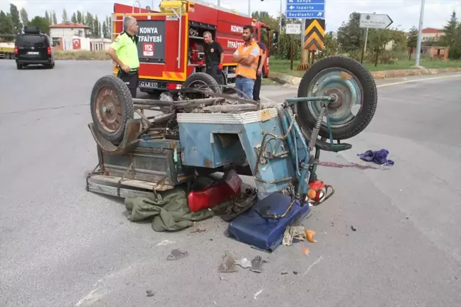 Konya'da Üç Tekerli Motosiklet Kazası: Sürücü Hayatını Kaybetti