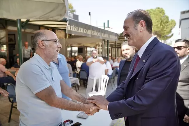 MHP Genel Sekreter Yardımcısı Tamer Osmanağaoğlu Gaziemir'de Muhtarlarla Buluştu