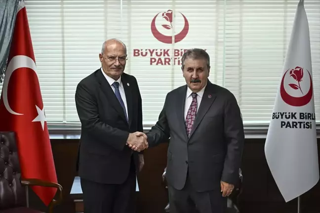 ATO Başkanı Gürsel Baran, BBP Genel Başkanı Mustafa Destici'yi Ziyaret Etti