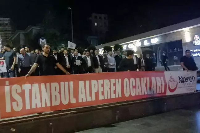 Alperen Ocakları'ndan Şehit Polis İçin Protesto