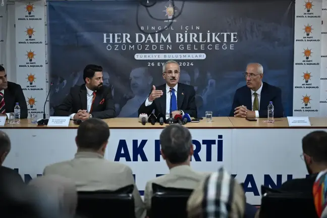 Ulaştırma Bakanı Uraloğlu: Bingöl'e Yatırımlar Devam Ediyor