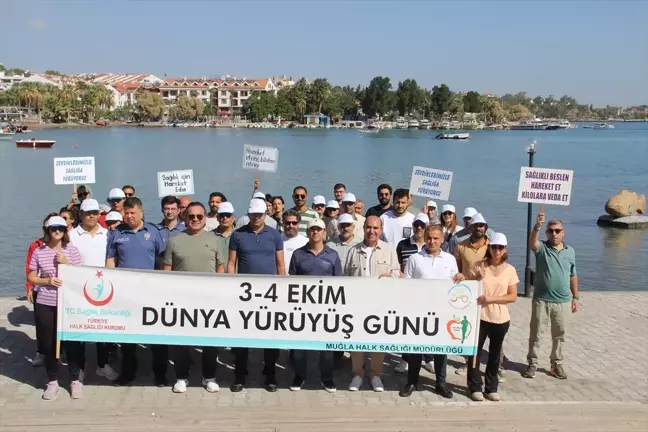 Datça'da Dünya Yürüyüş Günü Etkinliği Düzenlendi