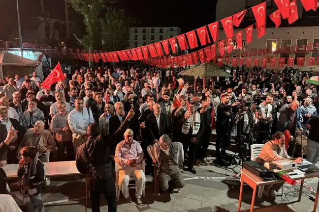 Elazığ'da İsrail'in Saldırılarına Protesto