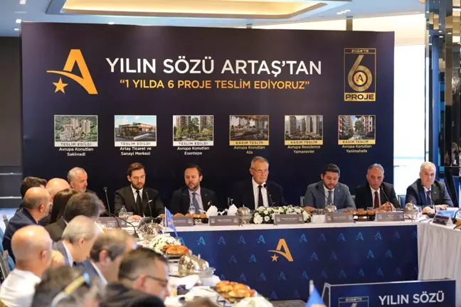 Artaş İnşaat Bir Sözünü Daha Tutuyor, 2024'te 6 Projesini Teslim Ediyor