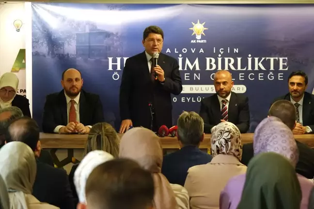 Adalet Bakanı Tunç, AK Parti Yalova İl Başkanlığında konuştu Açıklaması