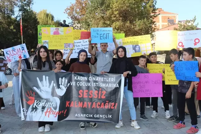 Samsun'da Kadına Yönelik Şiddete Karşı Tepki Yürüyüşü