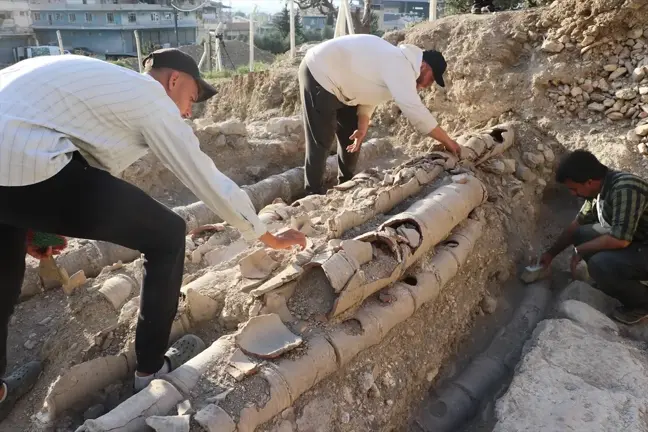 Hatay'daki Antiocheia Antik Kenti'nde Geç Roma Dönemi'ne Ait Su Künkleri Bulundu