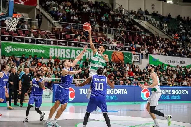 Bursaspor, Anorthosis Famagusta'yı 86-79 Mağlup Etti