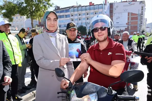 Afyonkarahisar'da Kask Farkındalığı Etkinliği