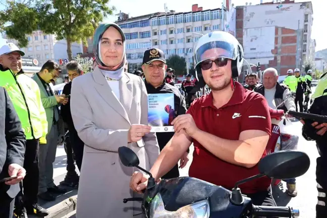 Vali Yiğitbaşı'ndan Motosiklet Sürücülerine Kask Farkındalığı