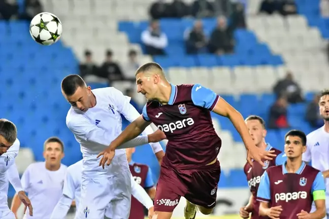 Trabzonspor, UEFA Gençlik Ligi'nde Buducnost'u 3-1 Yendi