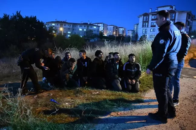 Edirne'de 10 Düzensiz Göçmen Yakalandı