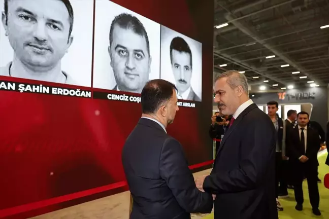 Dışişleri Bakanı Hakan Fidan, SAHA EXPO Fuari'ni Ziyaret Etti