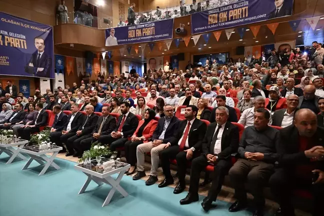 AK Parti Sözcüsü Ömer Çelik, Adana'da partisinin ilçe kongresinde konuştu Açıklaması