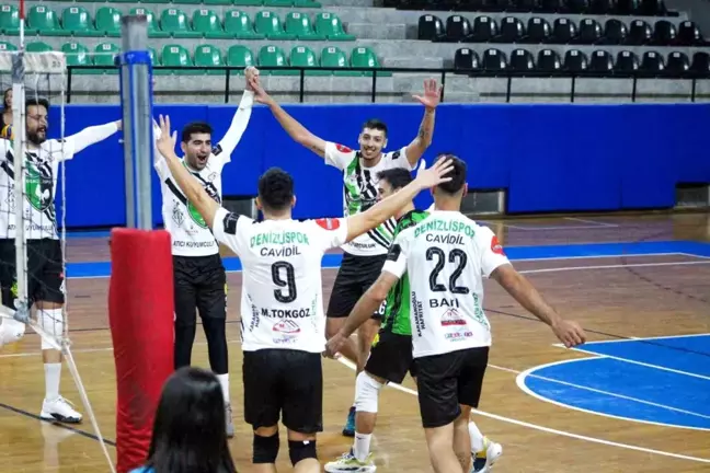 Denizlispor Cavidil Erkek Voleybol Takımı 3-0 Galip Geldi