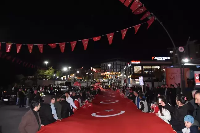 Şırnak'ta 29 Ekim Cumhuriyet Bayramı Fener Alayı Düzenlendi