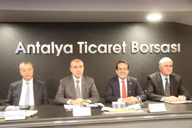 Antalya Ticaret Borsası Ekim Ayı Meclis Toplantısı yapıldı