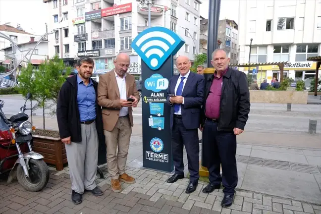 Terme Belediyesi'nden Ücretsiz Wi-Fi Hizmeti