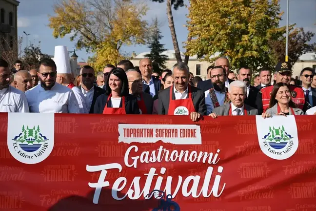 Edirne'de Topraktan Sofraya Gastronomi Festivali Başladı