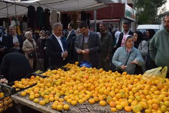 Ferhat Nasıroğlu Semt Pazarını Ziyaret Etti