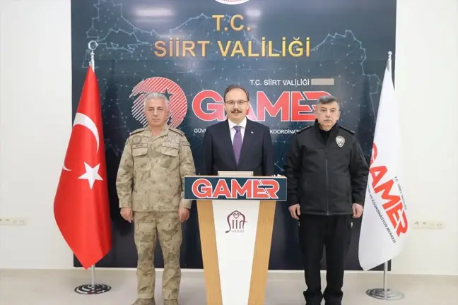 Siirt'te Terörle Mücadele ve Güvenlik Üzerine Açıklamalar